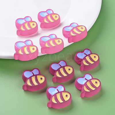 Transparent Acrylic Beads MACR-S374-06B-02-1