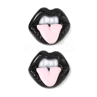 Funny Opaque Resin Cabochons CRES-D312-01C-1