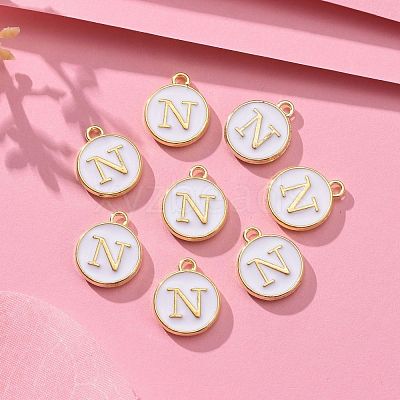 Golden Plated Alloy Charms X-ENAM-S118-01N-1