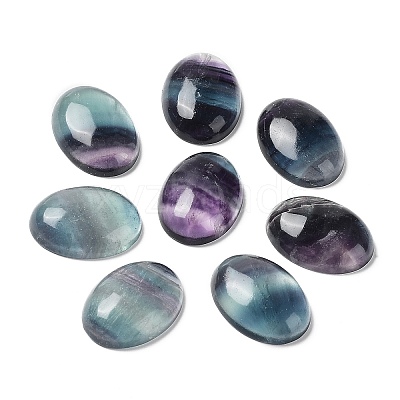 Natural Fluorite Cabochons G-H288-01B-1
