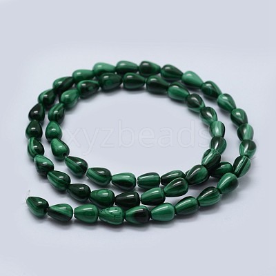 Natural Malachite Beads Strands G-F571-25-1