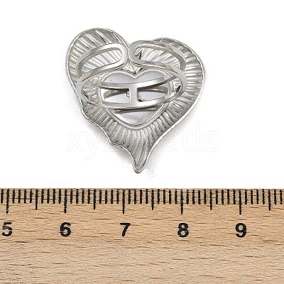 Heart 304 Stainless Steel Enamel Finger Rings for Women RJEW-G355-09P-02-1