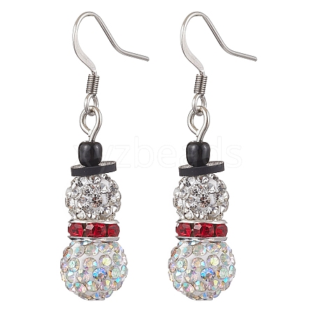 304 Stainless Steel Dangle Earrings EJEW-JE06064-04-1