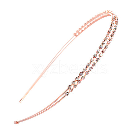 Iron with Rhinestone Hair Bands for Girl PW-WG72049-01-1