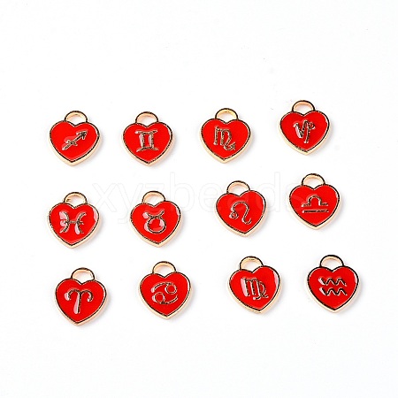 Zinc Alloy Enamel Charms ENAM-TAC0013-19A-1