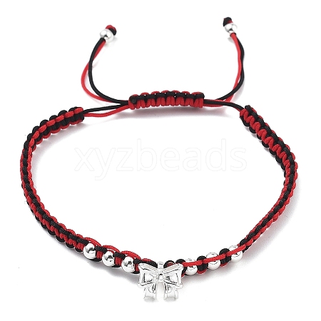 Nylon Thread Bracelets BJEW-JB11214-03-1