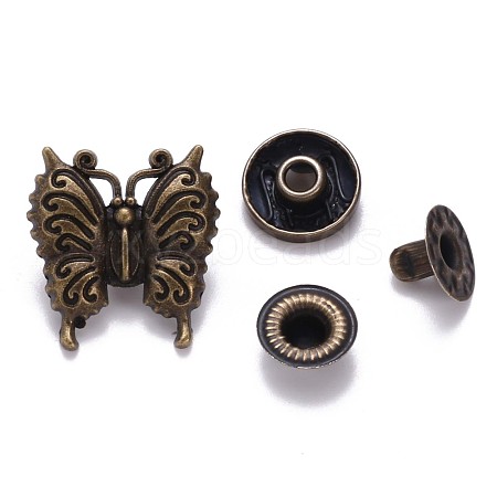 Brass Snap Buttons X-SNAP-S012-005-RS-1