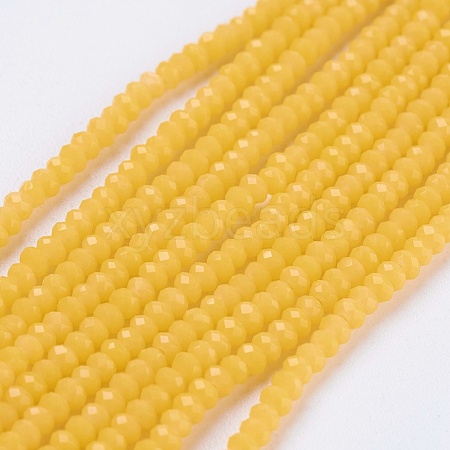 Opaque Glass Beads Strands X-EGLA-K010-B12-1