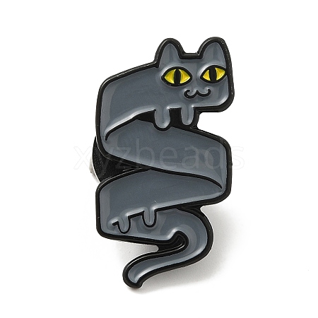 Cat Theme Enamel Pins JEWB-E029-03EB-01-1