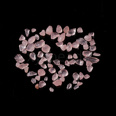 Natural Rose Quartz Chip Beads X-G-M364-02A-1