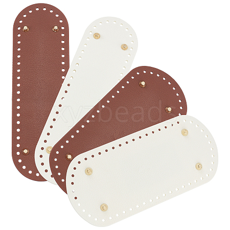 4Pcs TPE Plastic Oval Bottom FIND-WH0077-68-1