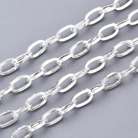 304 Stainless Steel Paperclip Chains CHS-N001-11S-1