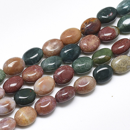 Natural Indian Agate Beads Strands G-S357-B03-1