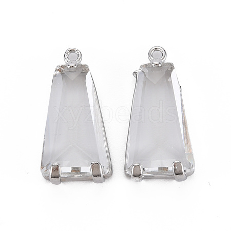 Transparent Glass Pendants GLAA-Q088-024A-1