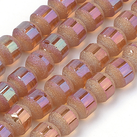 Electroplate Glass Bead Strands EGLA-S131-8mm-A05-1