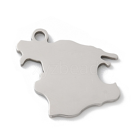 201 Stainless Steel Pendants STAS-S157-16P-1