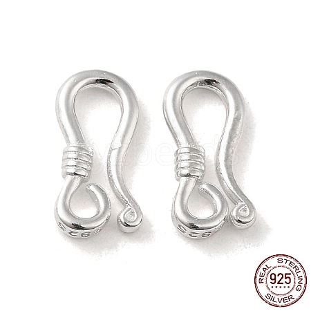 925 Sterling Silver Earring Hooks STER-K174-17A-S-1