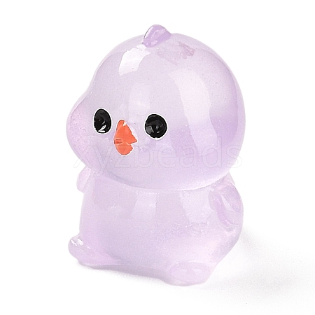 Chick Luminous Resin Display Decorations DJEW-F023-C05-1