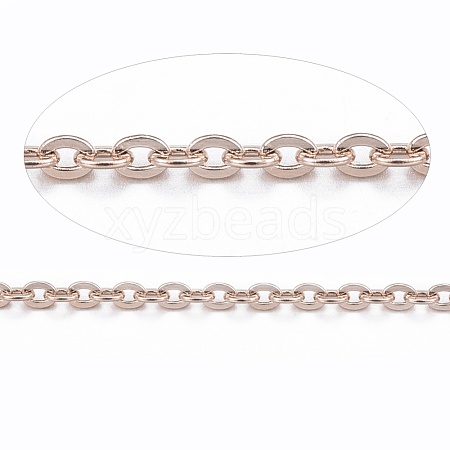 3.28 Feet Ion Plating(IP) 304 Stainless Steel Cable Chains X-CHS-H007-01RG-1