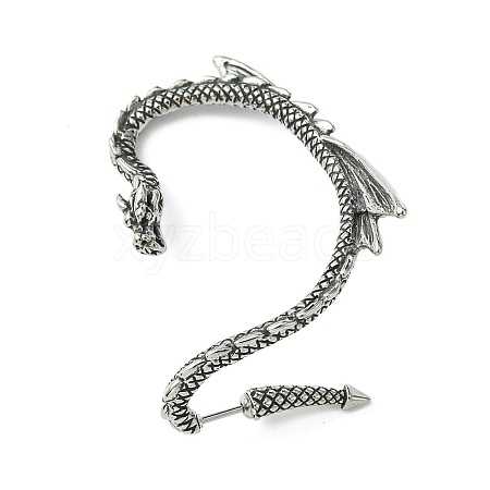 316 Surgical Stainless Steel Cuff Earrings EJEW-E300-01AS-04-1