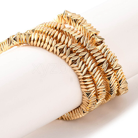 Electroplated Synthetic Non-magnetic Hematite Beads Strands X-G-G849-07A-LG-1
