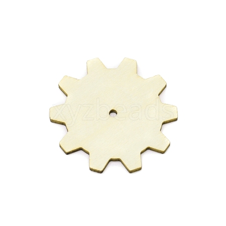 Gear Unfinish Wooden Pieces WOOD-WH0025-11-1