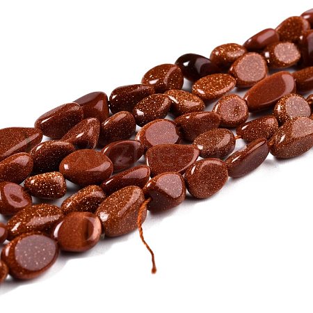 Synthetic Goldstone Beads Strands G-G018-14A-1