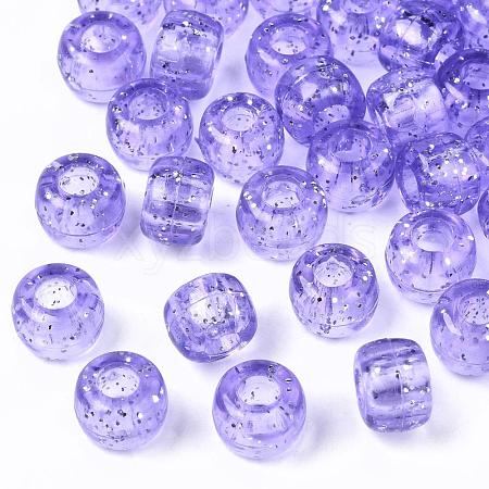 Transparent Acrylic European Beads MACR-N008-14E-1