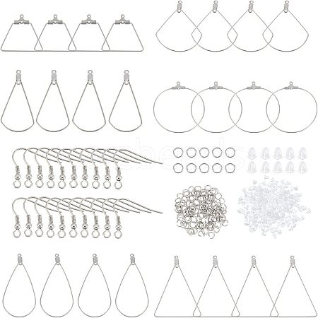 Unicraftale DIY Wire Wrap Drop Earring Making Kit DIY-UN0002-96-1