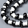 Handmade Porcelain Ceramic Beads Strands PORC-T006-05A-3