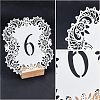 SUPERFINDINGS 2 Set 2 Style Paper Table Numbers Cards AJEW-FH0001-88-2