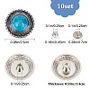 Gorgecraft 10 Sets Alloy Decorative Rivets DIY-GF0006-59-2