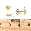 304 Stainless Steel Stud Earring Findings STAS-Q345-41G-3