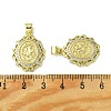 Brass Micro Pave Cubic Zirconia Pendants KK-H472-53K-G-3