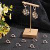 10Pcs Brass Stud Earring Findings KK-BBC0003-71-5