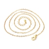 Brass Chain Necklacess KK-P205-01G-2