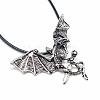 Alloy Pendant Necklaces NJEW-S381-042-1