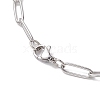 Brass Cross & Oval Locket Pendant Necklaces NJEW-JN04960-6