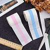 Gorgecraft 2 Rolls 2 Colors 5M Non-woven Fabrics Invisible Self Adhesive Bob Tape for Breast AJEW-GF0008-87-4