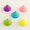 Opaque Acrylic Flower Bead Caps SACR-Q099-M81-1