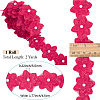 2 Yards Flower Polyester Lace Trim OCOR-CY0001-19B-2