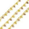 Handmade Faceted Natural Amethyst Beaded Chains CHC-L050-01G-12-1