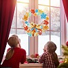 Wreath with Dragonfly DIY Diamond Painting Display Kits PW-WG30659-01-3