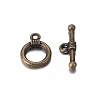 Tibetan Style Alloy Toggle Clasps MLF0034Y-NF-1