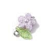 Imitation Pearl Acrylic Pendants PALLOY-JF04335-02-5