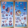 8 Sheets 8 Styles Independence Day PVC Waterproof Wall Stickers DIY-WH0345-131-1