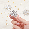 SUPERFINDINGS 6Pcs Alloy Rhinestone Brooches JEWB-FH0001-45P-4