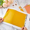 SUPERFINDINGS 80Pcs 4 Colors A4 PET Stamping Hot Foil Paper DIY-FH0004-97-3