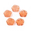 Baking Paint Transparent Glass Beads DGLA-N018-01H-1