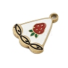 304 Stainless Steel Enamel Charms STAS-I338-01G-12-2